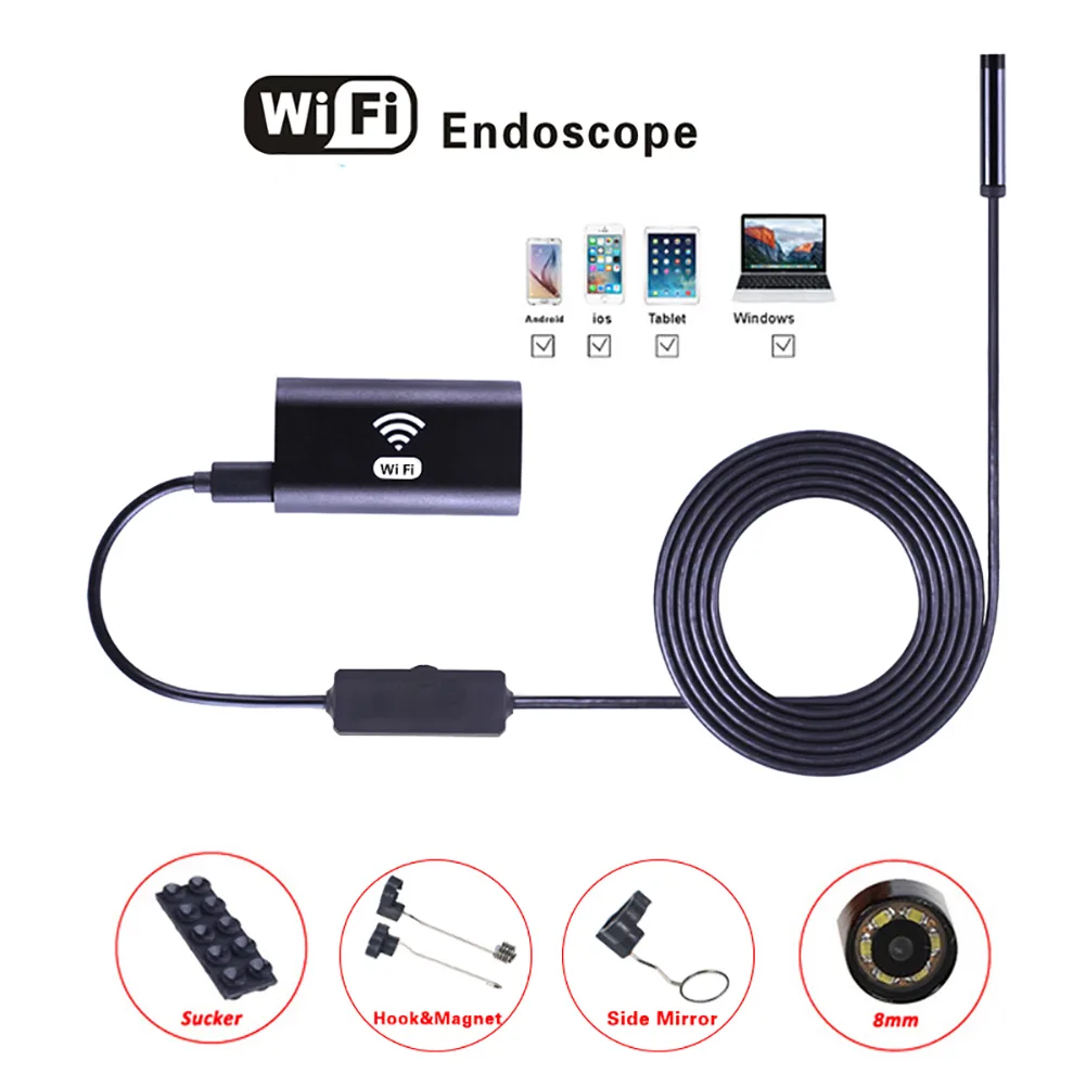 ECbidbuy ECbidbuy NK7-1M 8.0MM 720P 70° IP67 Endoscope — product photo