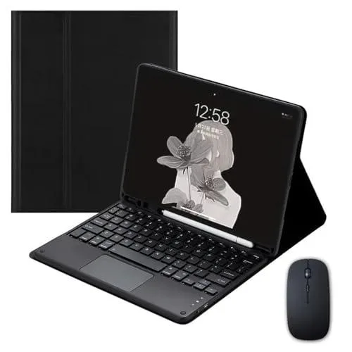 Timoom Timoom Wireless Keyboard Mouse Folio Case 11" Black 78 Keys — product photo