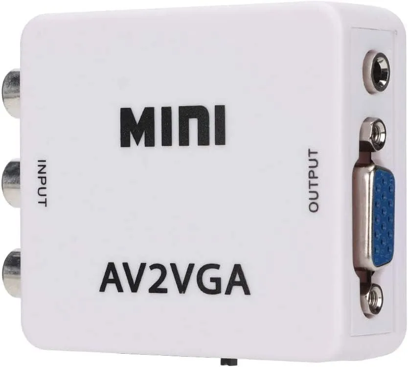 Boxwave Boxwave 480P Mini AV to VGA Adapter (White) — product photo