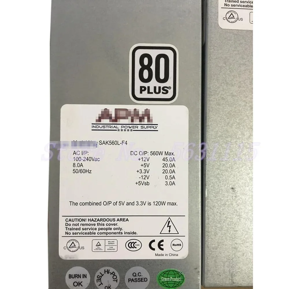 KHACHIMO KHACHIMO Power Supply for JUNIPER APM SAK560L-F4 561W — product photo