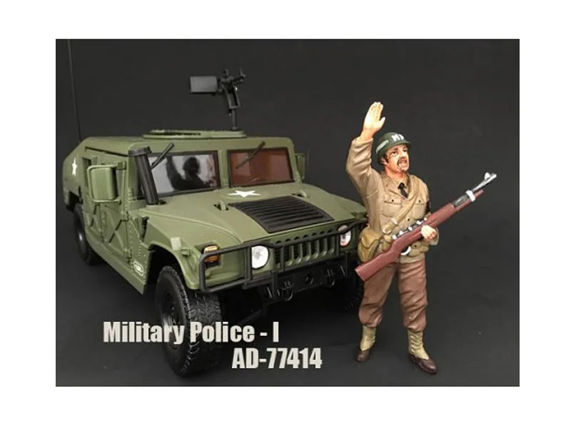 American Diorama American Diorama WWII Military Police Figure I 1:18 Scale — product photo