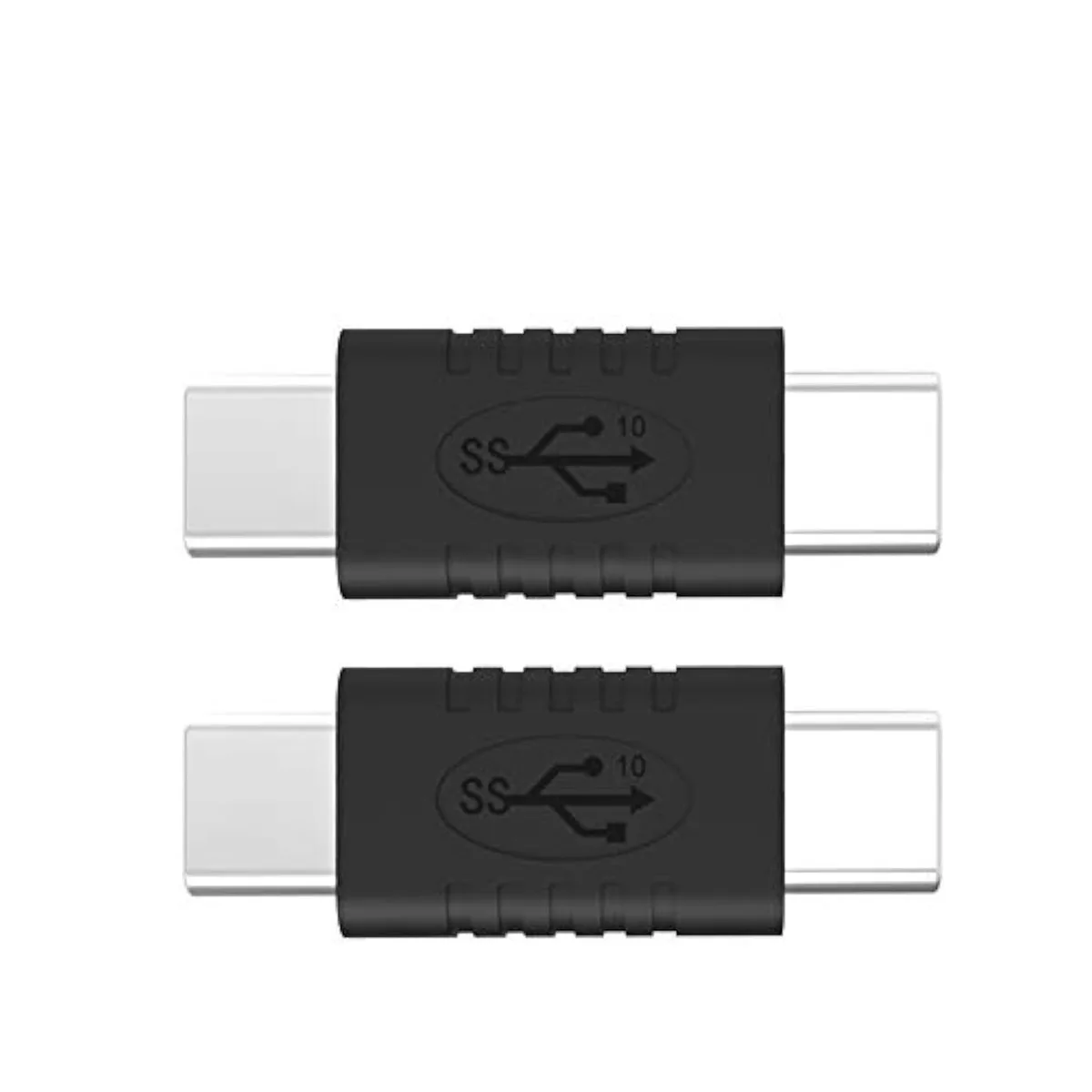 BUCIER BUCIER USB Type C Male to Male Adapter 3.1 Gen 2 10Gbps 60W 2-Pack — product photo