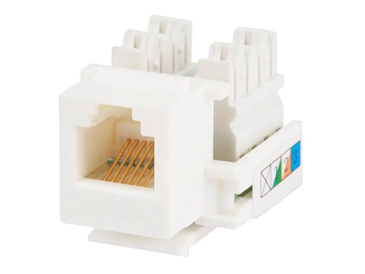 Monoprice Inc. Monoprice 107296 RJ12 Keystone Jack White — product photo
