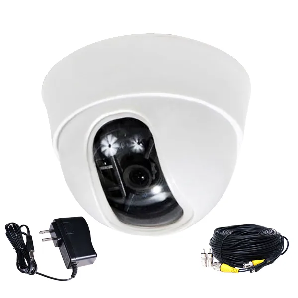 VideoSecu VideoSecu DM52SEKC-N1 Dome CCTV Camera 600 TVL 3.6mm White — product photo