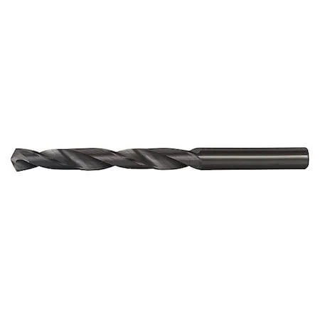 Cleveland solid carbide jobber drill bit, bright uncoated finish, 118-degree 4-facet point