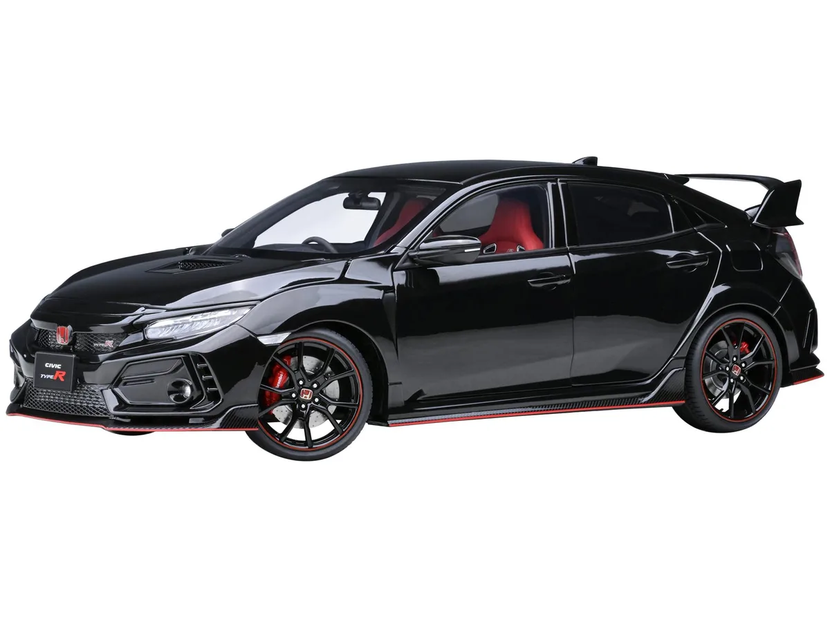 Autoart Autoart 2021 Honda Civic Type R FK8 RHD Crystal Black Pearl 1/18 hobby collectible — product photo