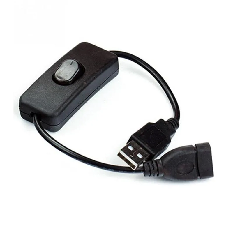 HETAI Digital Technology Co.,Ltd HETAI Digital Technology Co.,Ltd USB cable Micro USB to USB A with ON/OFF switch 28cm power only — product photo