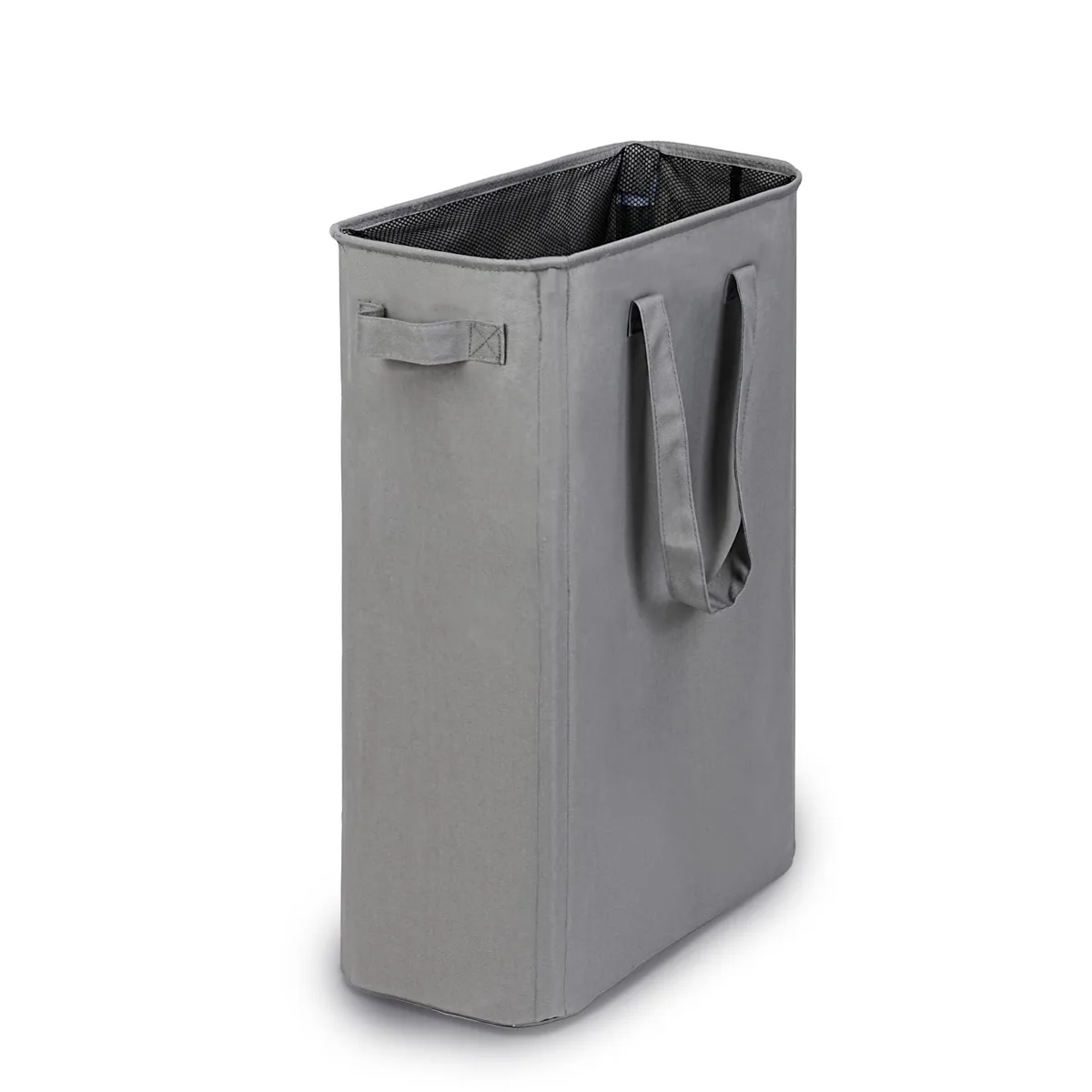 efluky Slim Laundry Hamper 48L Grey 15.5x7.5x23 in — product photo