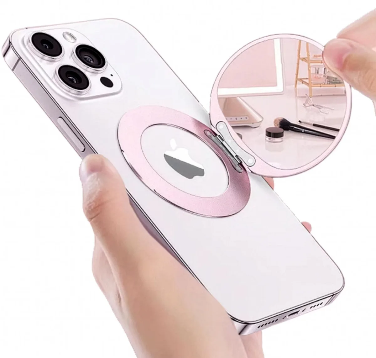 Nakedcellphone Nakedcellphone Pocket Mirror MagSafe Pink 2.25" 120° — product photo