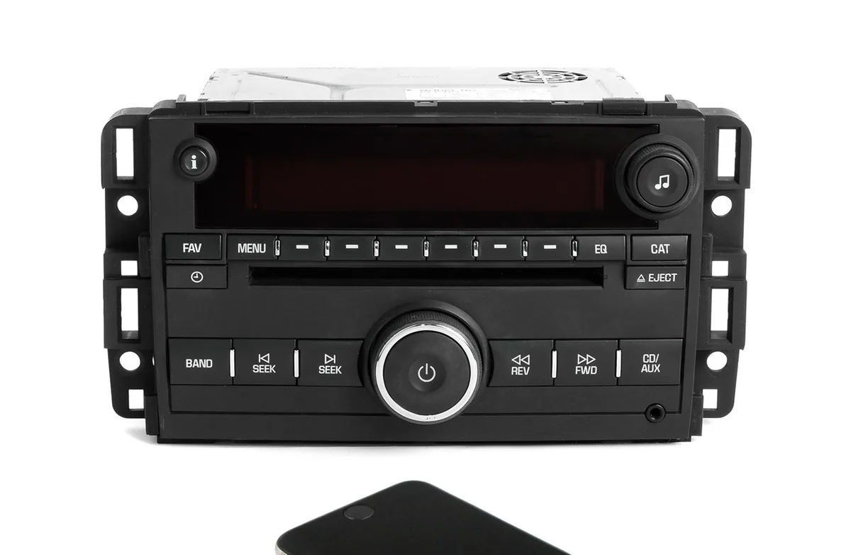 1 Factory Radio 1 Factory Radio 25827114 AM FM CD Receiver Bluetooth Aux 2007-08 Saturn Outlook — product photo