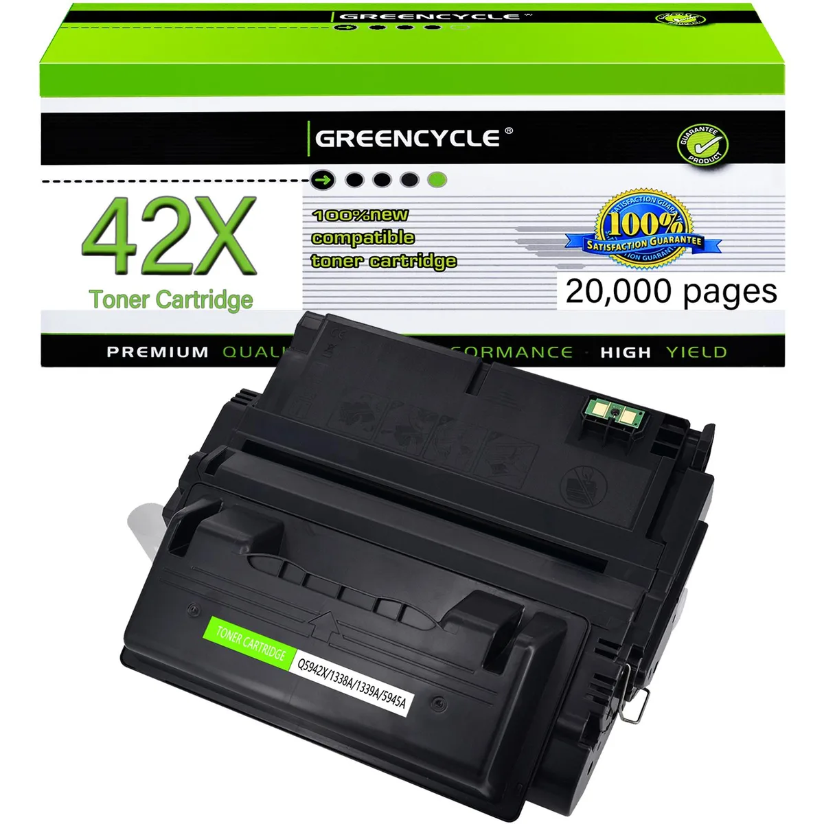 GREENCYCLE GREENCYCLE Q5942X Black Toner Cartridge 20000 Pages — product photo