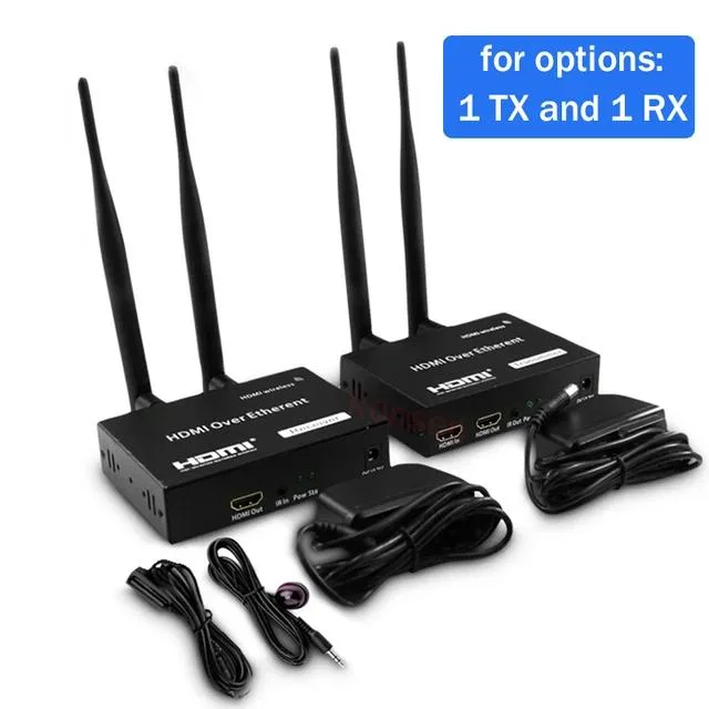 YINGHUA YINGHUA 200M Wireless HDMI Extender 1080P 60Hz KVM Switch — product photo