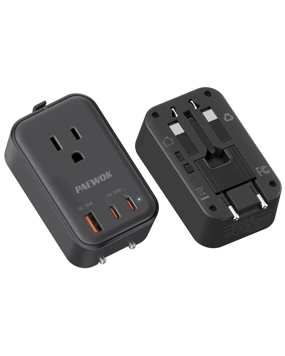 PAEWOK NT009-US-BK 20W USB-C PD Travel Adapter Type C G A I — product photo