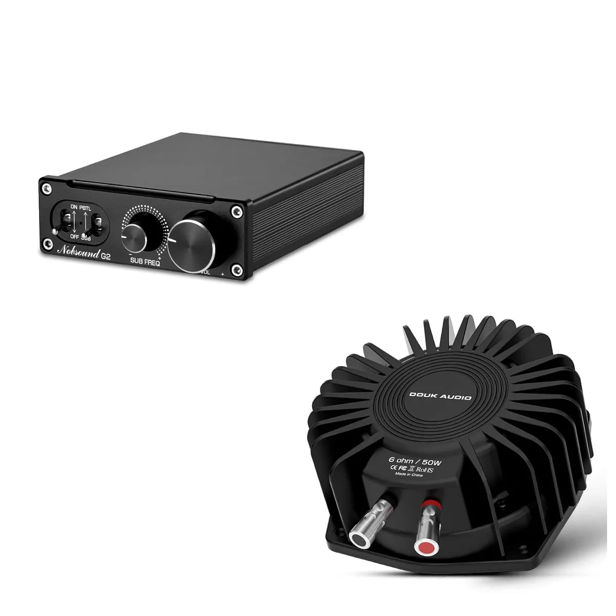 LORDWORLD LORDWORLD G2 100W Amp &amp; BS-1 Bass Shaker Bundle streaming audio — product photo