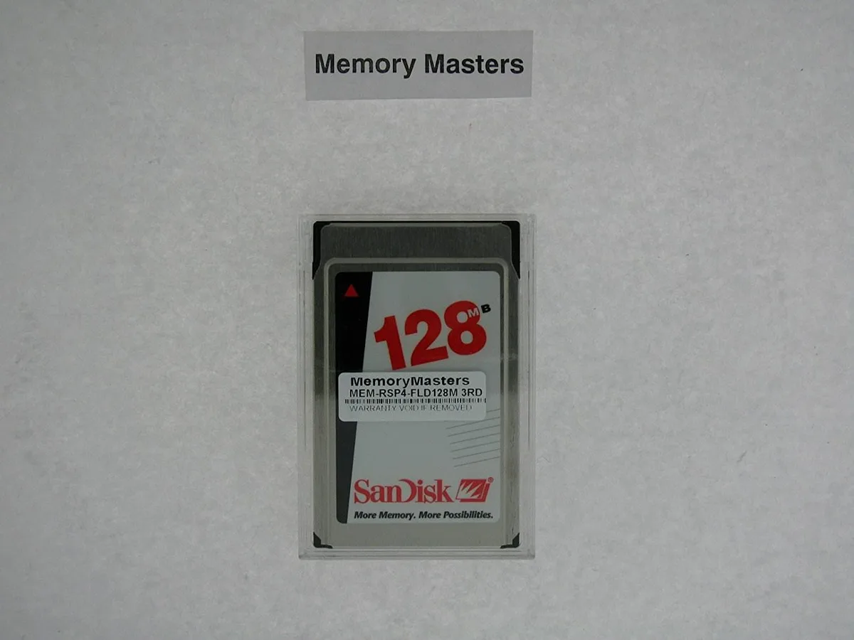 Simmtec, Inc Simmtec, Inc 128MB Flash Disk card Cisco 7500 RSP4+ memory card — product photo