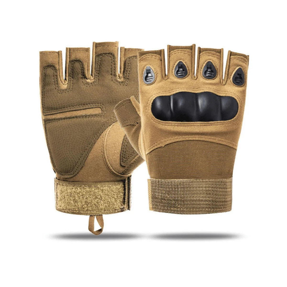 JupiterGear JupiterGear Fingerless Gloves Medium Tan — product photo