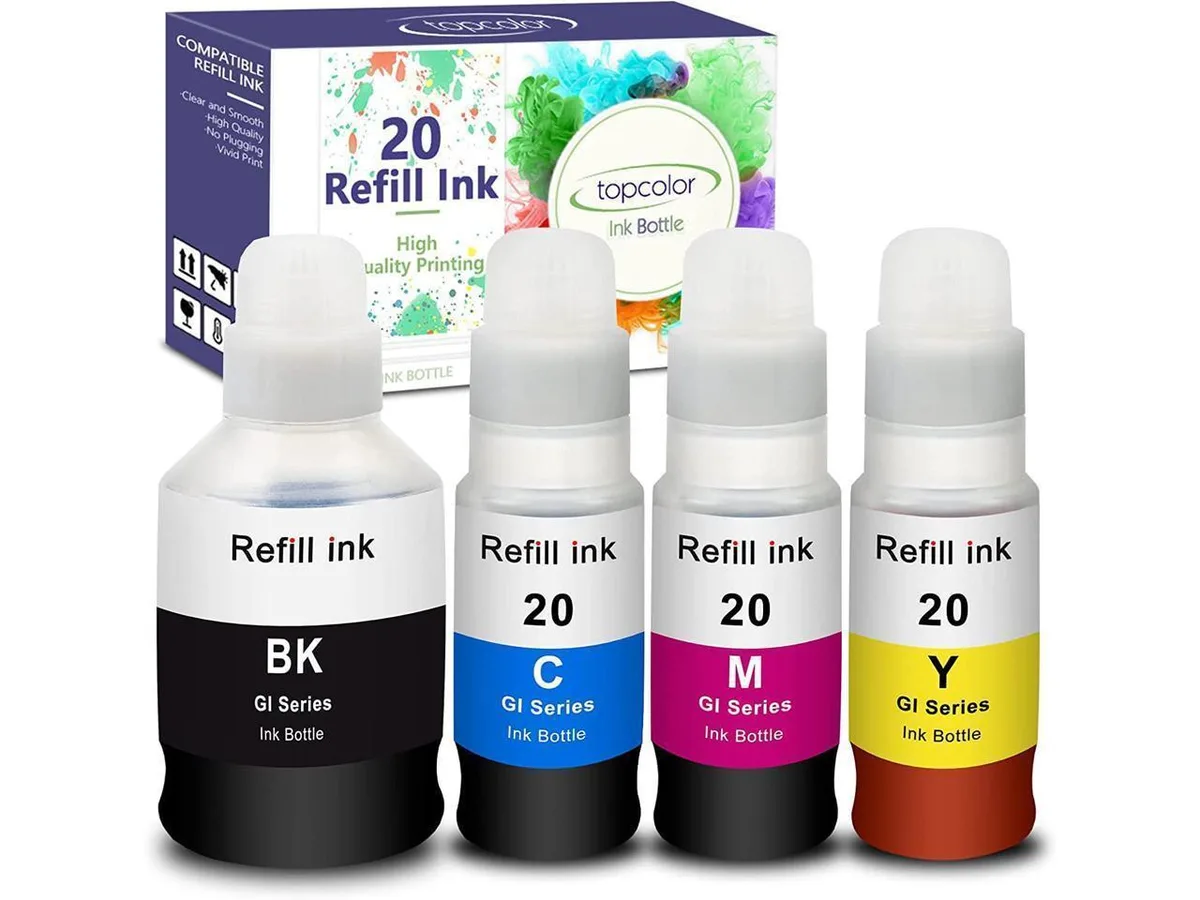 V4ink V4ink GI-20 Dye Ink Refill Kit 170mL Black 70mL CMY 4 Pack — product photo