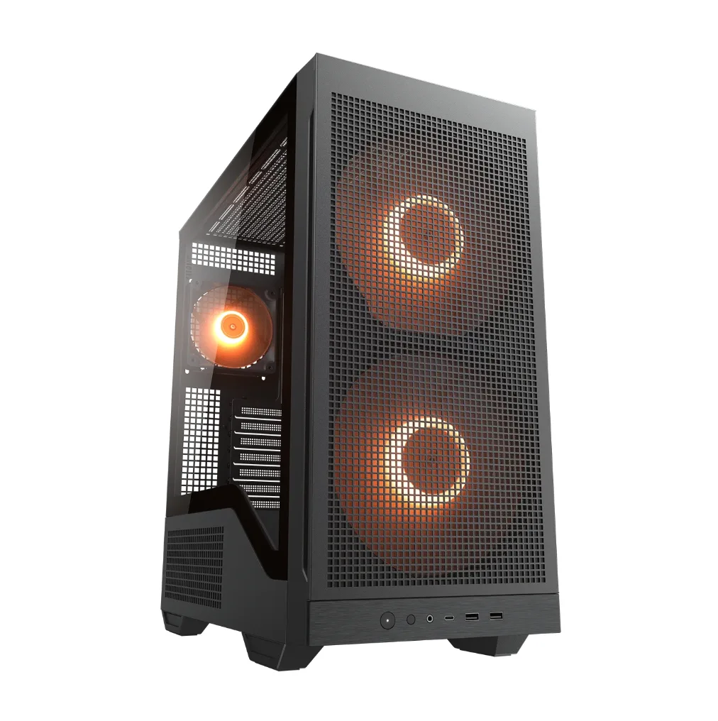 COUGAR COUGAR MX600 Max RGB PC case mid-tower black ATX 400mm GPU — product photo