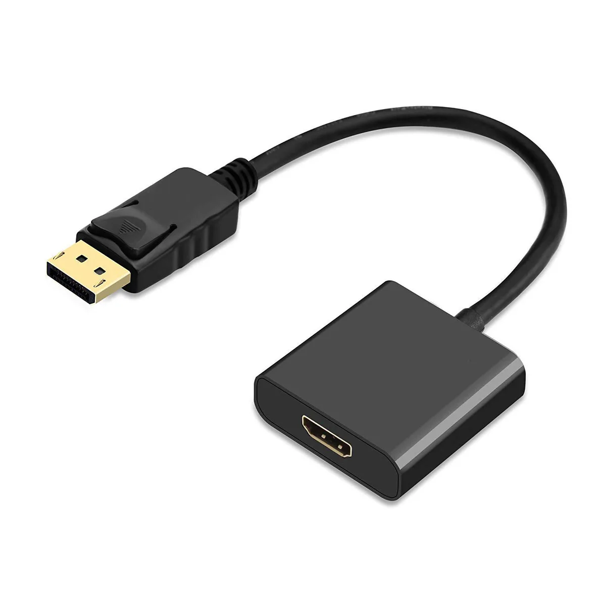 LUOM LUOM DisplayPort to HDMI audio video converter gold-plated black — product photo