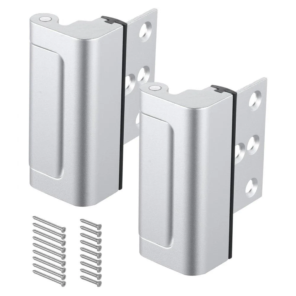 VEVOR VEVOR Door Reinforcement Lock 2 Pack 3 Inch 800 lbs Silver Aluminum Alloy MD-1220 — product photo