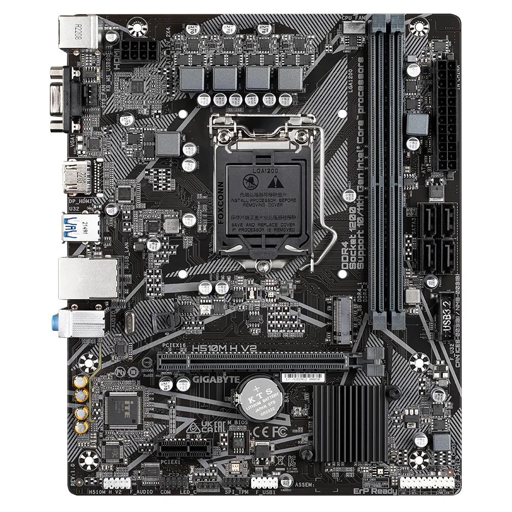 GIGABYTE GIGABYTE H510M H V2 Intel motherboard — product photo