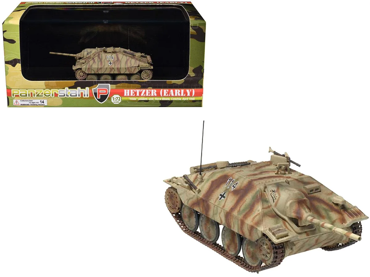 Panzerstahl Panzerstahl Hetzer (Early) Tank Destroyer "#114, Hilde" 1/72 Diecast — product photo