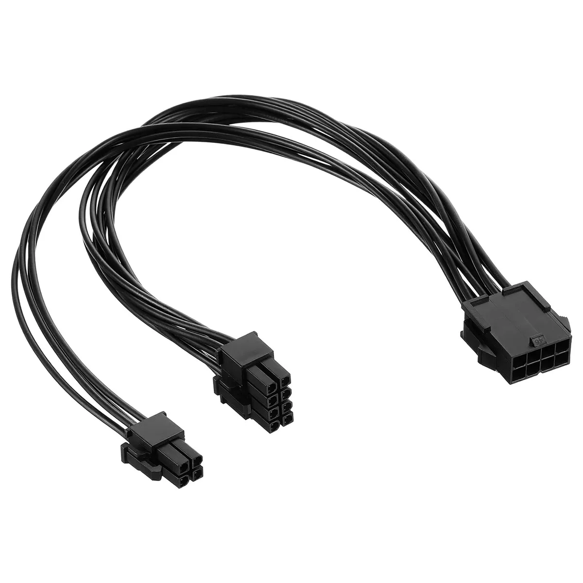  FdcZeyxior 5231IFKA7116 EPS 12V 8 Pin Female to ATX 8 Pin and 4 Pin Male Power Extension 11.8 Inch Black — product photo