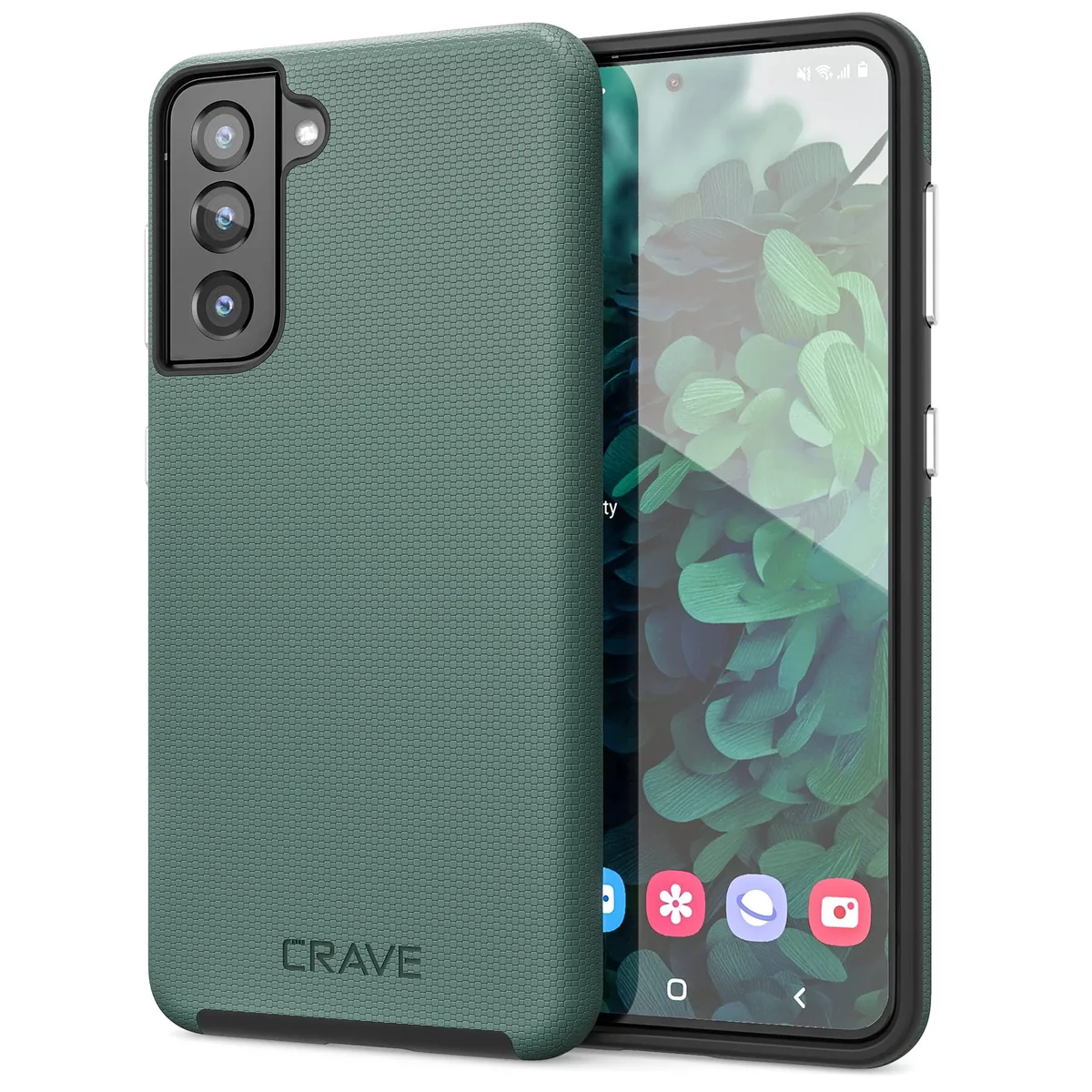  Crave Dual Guard CRVDGS21106 Case Forest Green Samsung Galaxy S21 6.2 inch — product photo