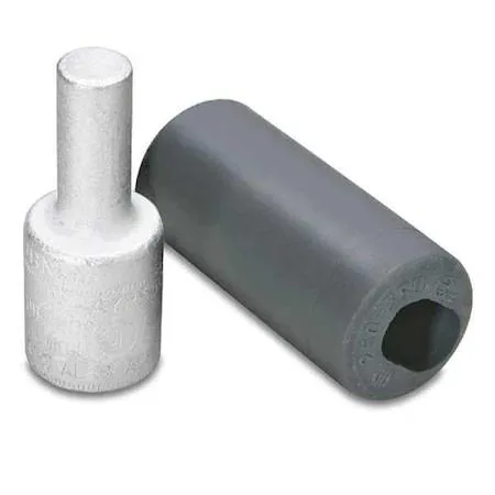 Aluminium compression adapter, tan finish, .60in wide by 1.85in long