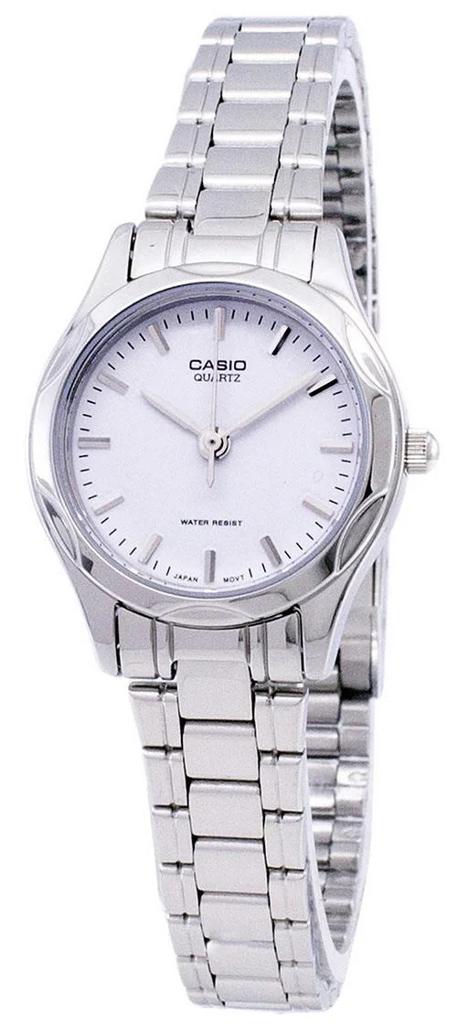 CASIO CASIO LTP1275D-7A 25 mm Quartz Watch White Dial Stainless Steel 50 m 6.5 in — product photo