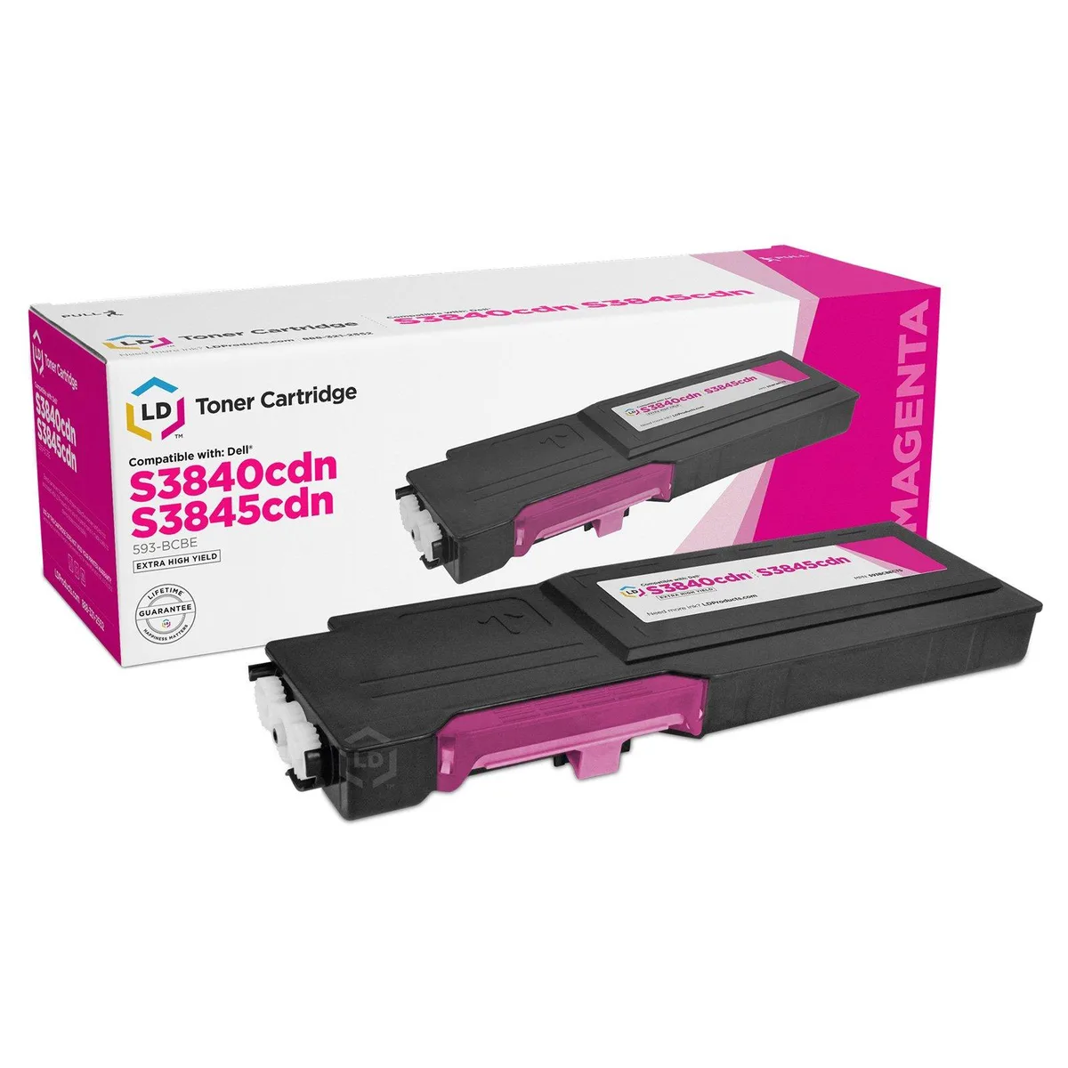 LD Products LD Products Toner Cartridge 593-BCBE Extra High Yield Magenta 9000pp — product photo