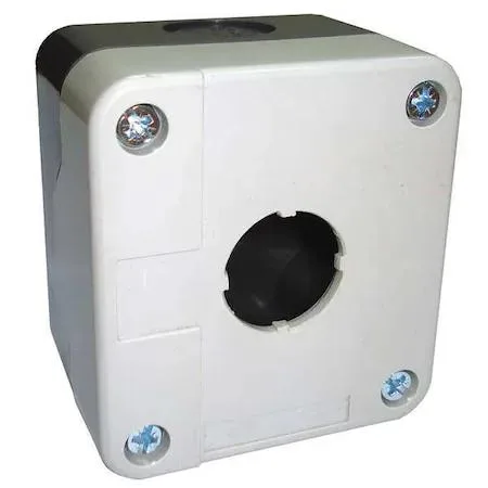Dayton Dayton 32W279 22 mm Push Button Enclosure 1 Hole Plastic — product photo