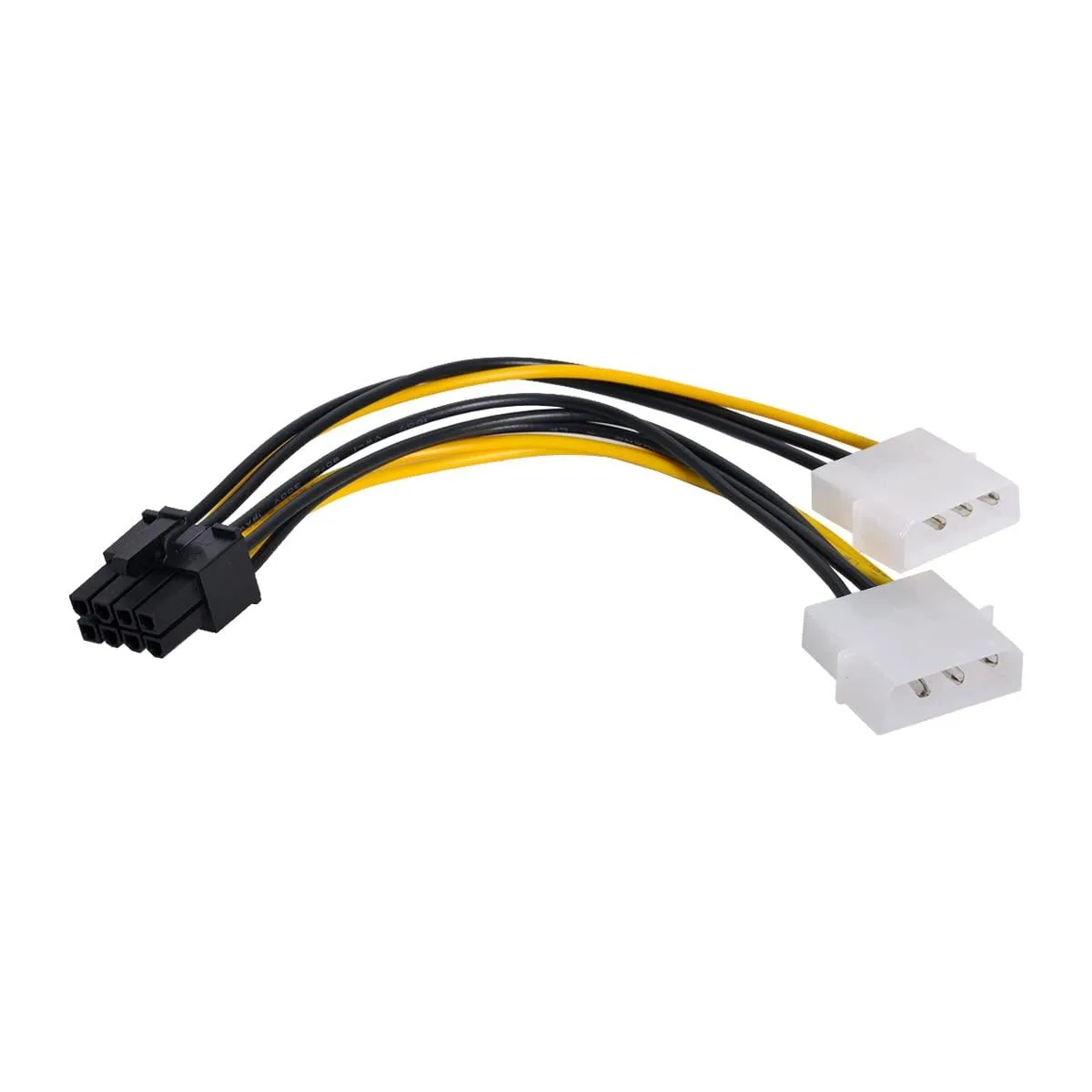Vszerda Vszerda Dual 4Pin to PCIe 8P 6+2Pin Power Adapter 15cm — product photo