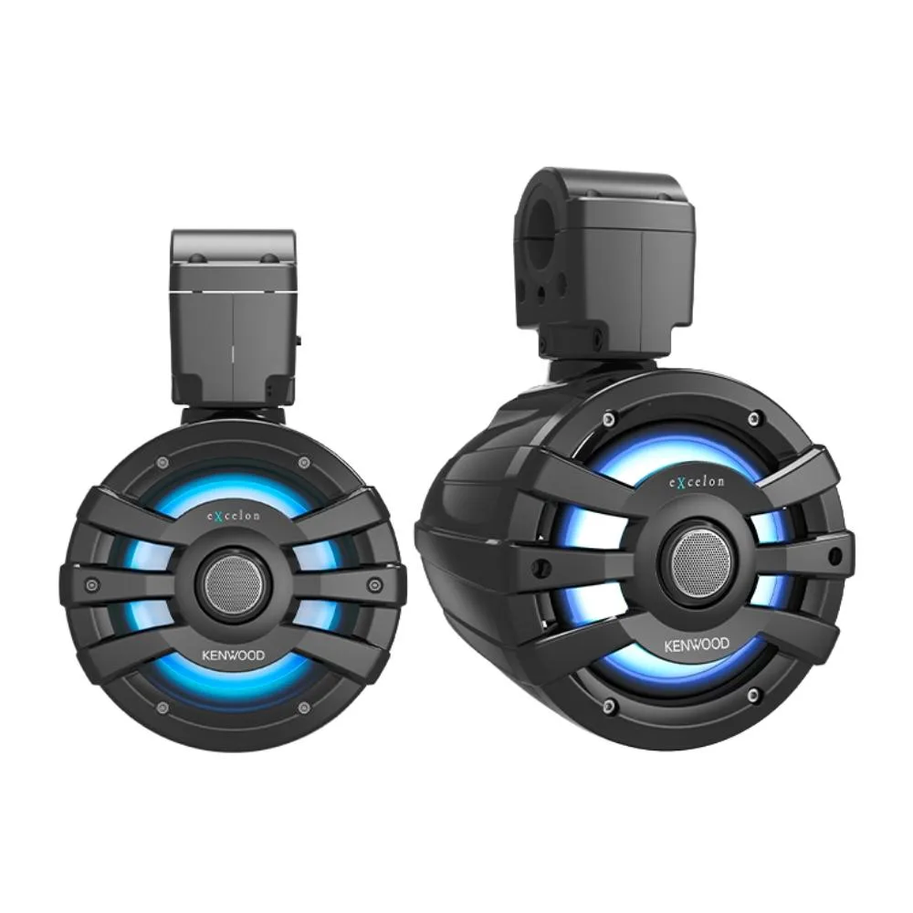 KENWOOD KENWOOD eXcelon XM65TBL 6.5" 75W RMS 4 Ohm Coaxial Tower Speakers (Black) — product photo