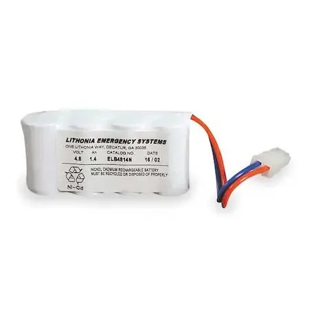 Acuity Lithonia Acuity Lithonia ELB 4814N 4.8V 1.4Ah Nickel Cadmium Battery — product photo