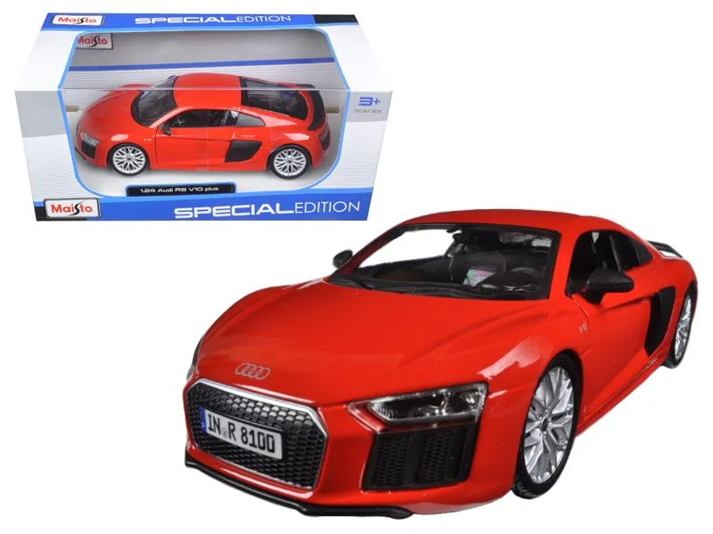 Maisto Maisto Audi R8 V10 Plus Red Special Edition 1/24 Diecast Car — product photo