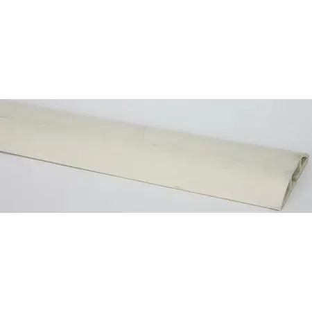Beige PVC cable protector, 25 ft long, one smooth channel