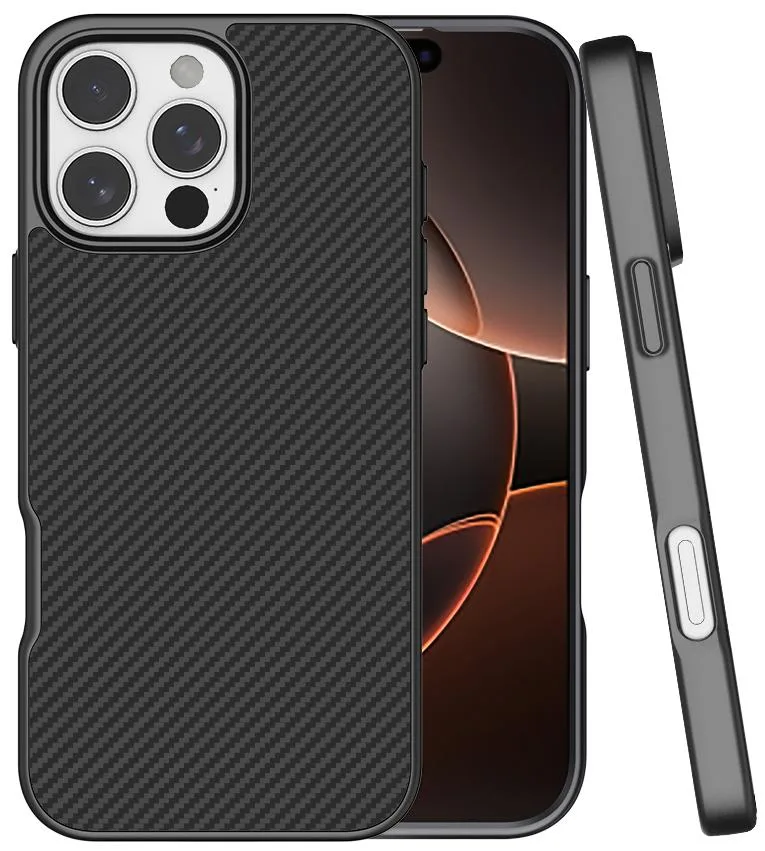 Nakedcellphone Nakedcellphone Stealth Case iPhone 16 Pro Max 6.9" MagSafe Carbon Fiber — product photo