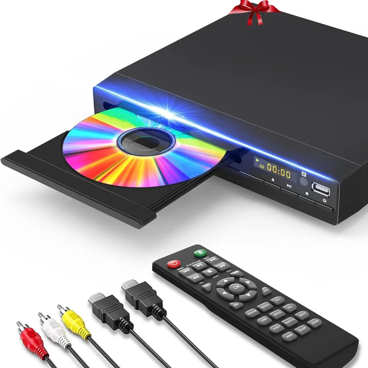Region-Free DVD Player DVP-506 1080p Upscaling HDMI USB 2.0 — product photo