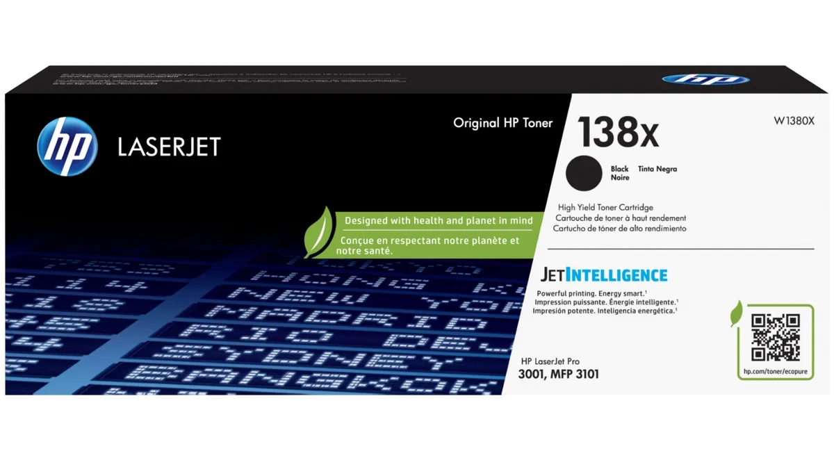 HP HP W1380X 138X Black LaserJet Toner Cartridge — product photo