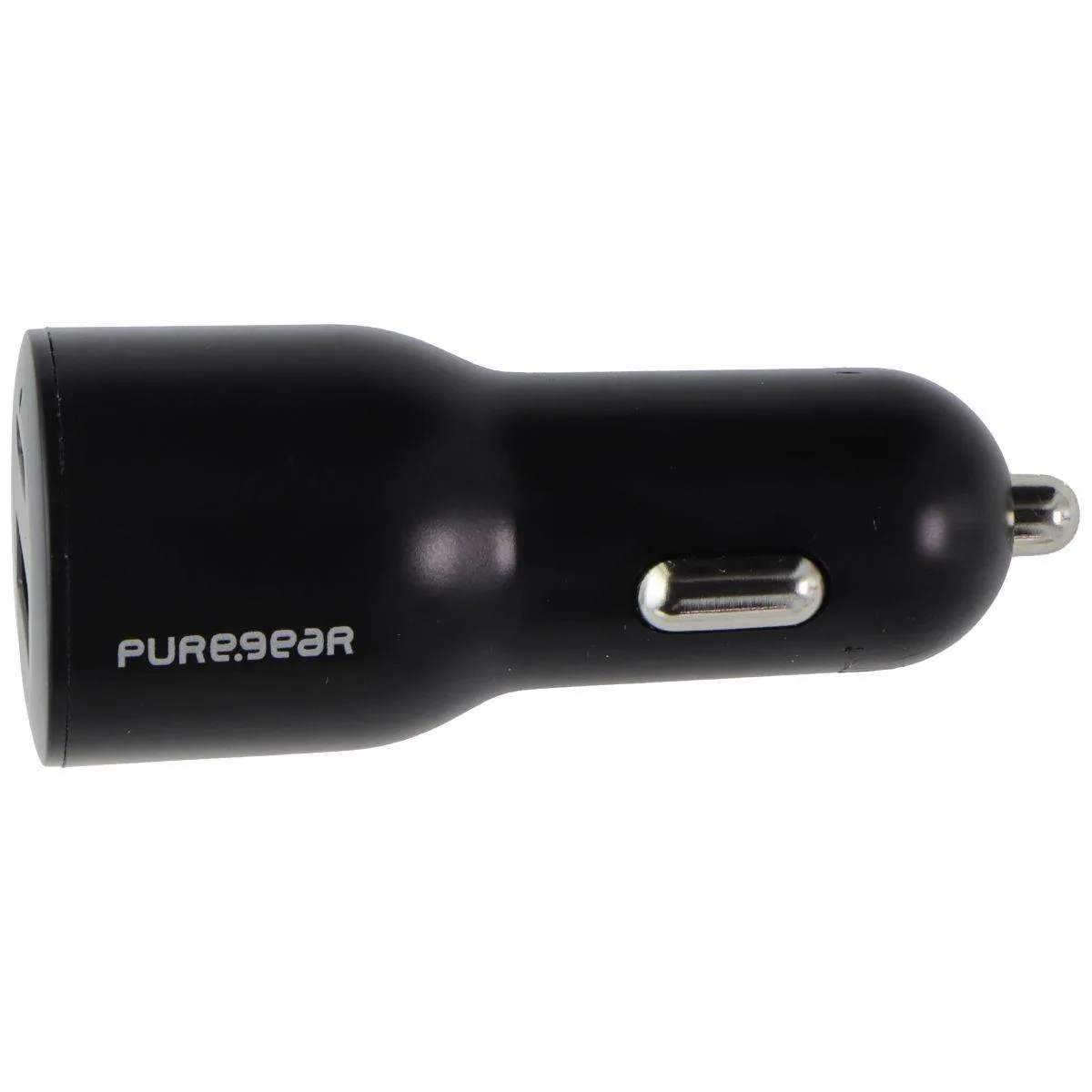 PureGear PureGear 42W LightSpeed Car Charger USB-C USB-A Black — product photo