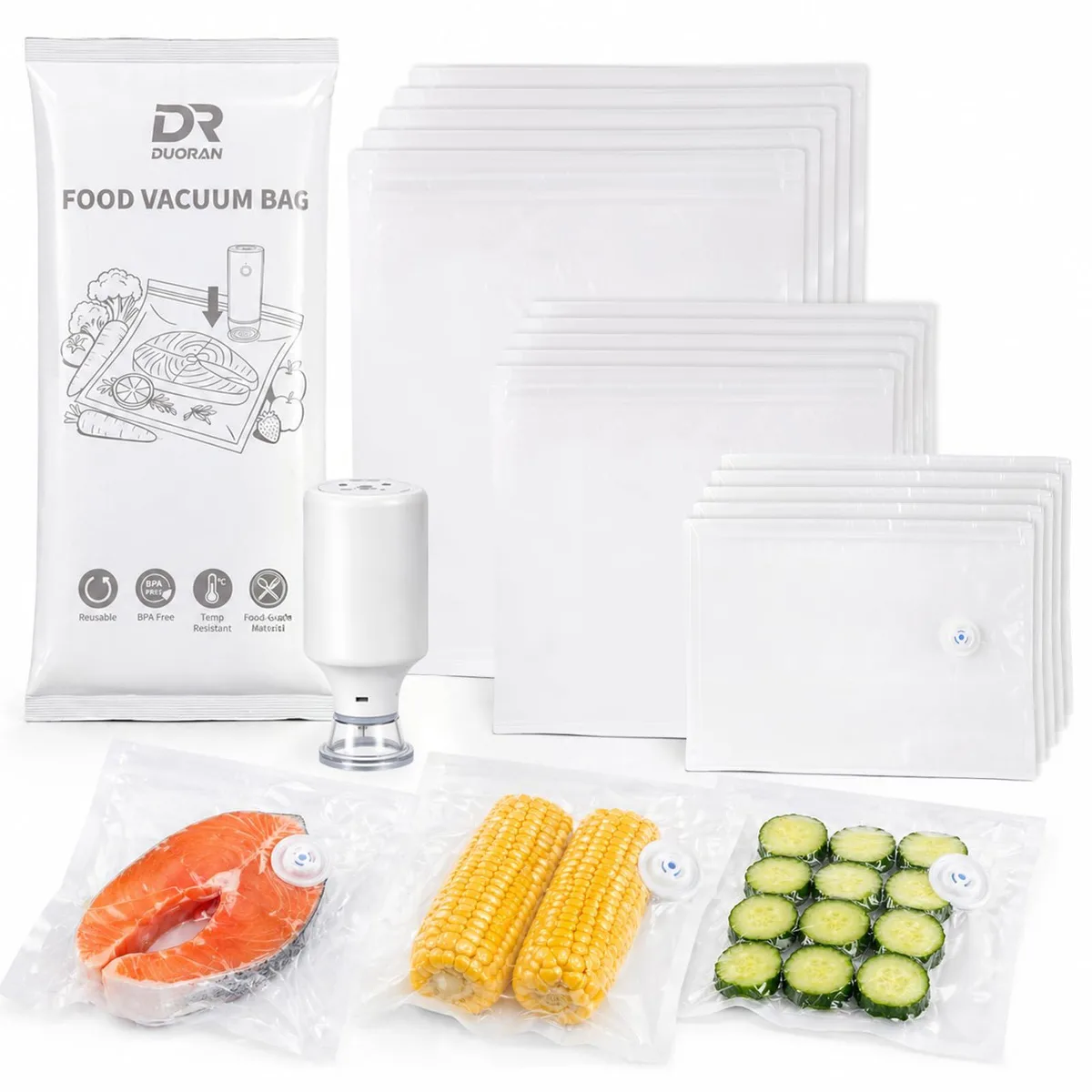 FoodSaver DUORAN GPCES Vacuum Sealer Kit with 15 Bags — product photo