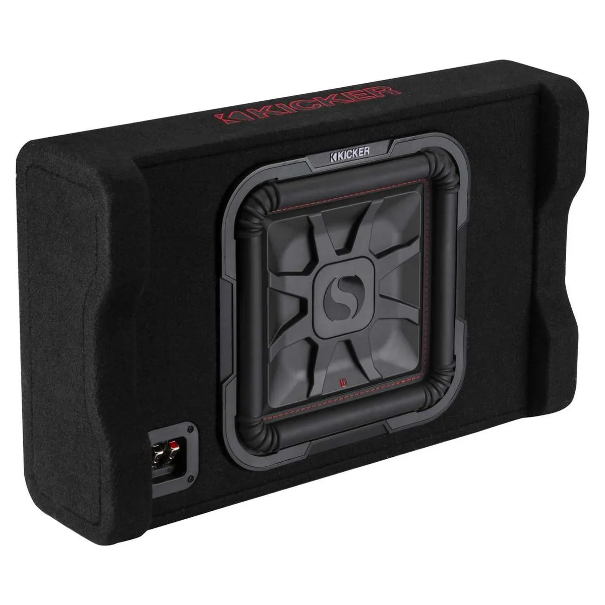 KICKER KICKER 49L7TDF122 12" L7T 2-Ohm Down-Firing Car Subwoofer Enclosure 600W RMS — product photo