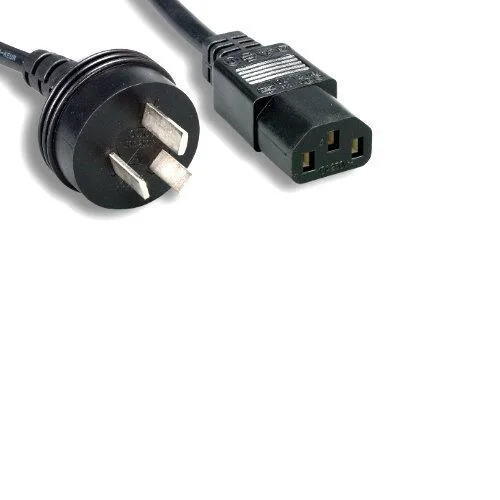 KENTEK KENTEK US to AU 3 Prong Power Cord 6 Ft 18 AWG Black — product photo