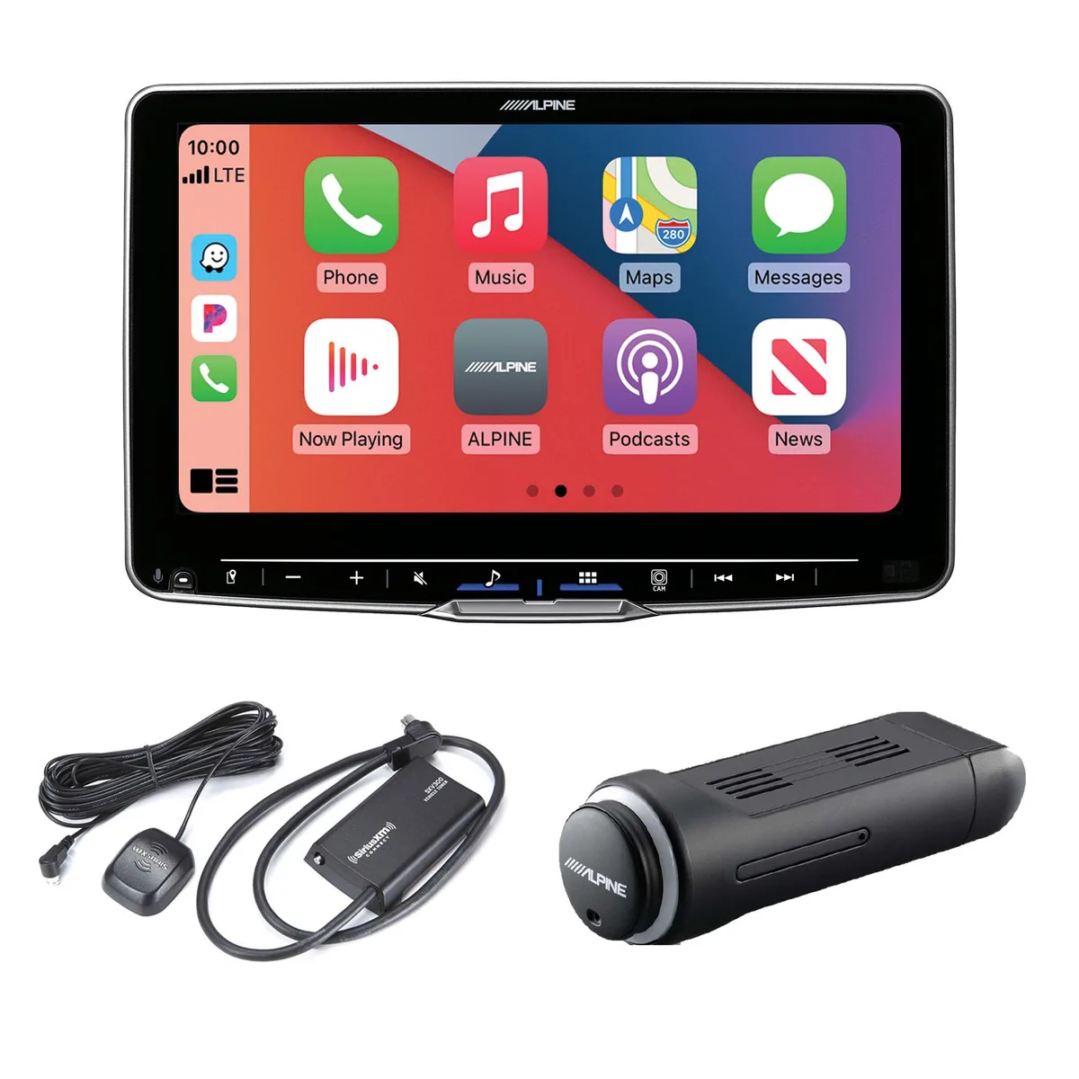 Alpine Alpine ILX-F509 Halo9 9" Receiver with KTX-NS01 Navigation &amp; SXV300v1 Tuner — product photo