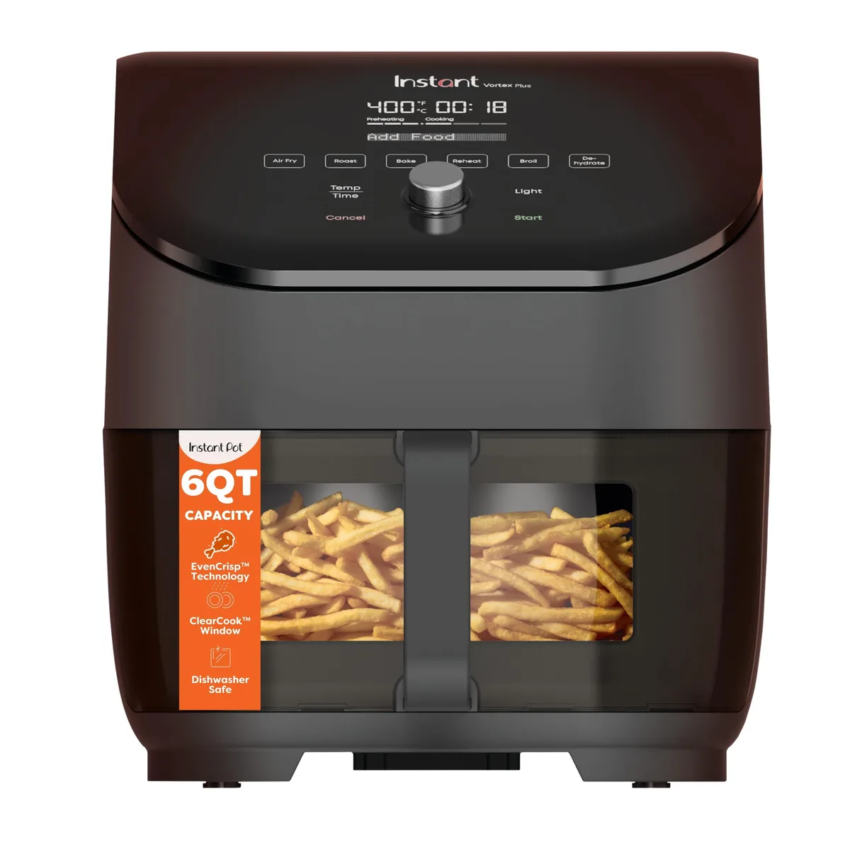  Instant Vortex Plus 6QT ClearCook Air Fryer 6L 1700W Black — product photo