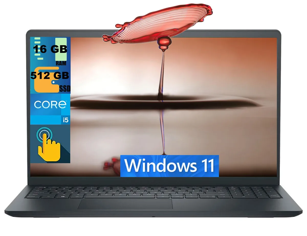 DELL DELL Inspiron 15 Business Laptop 15.6" FHD Touchscreen i5-1334U 16GB 512GB SSD — product photo