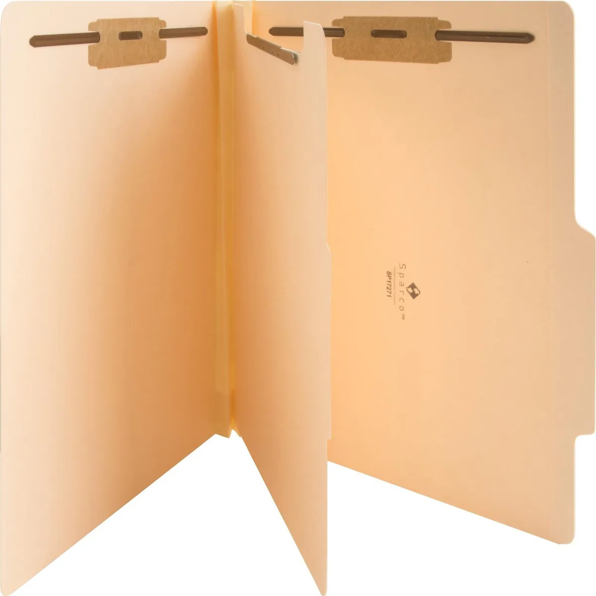 Sparco Products Sparco Products SP17271 Classification File Folder 10/BX 18pt Manila 1 Divider 2" Exp Letter — product photo