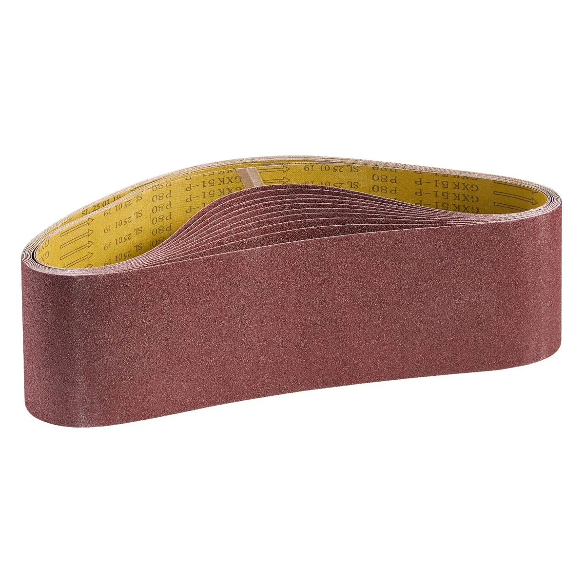 VEVOR VEVOR Sanding Belts 6 x 48 inch 10PCS 80 Grit — product photo