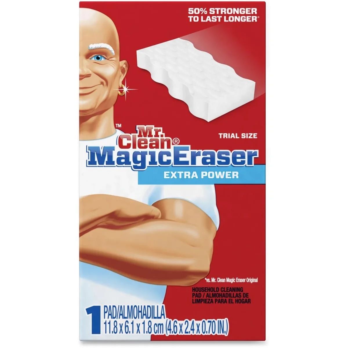 Procter &amp; Gamble Procter &amp; Gamble 16449 Mr. Clean Magic Eraser cleaning pads 30 per carton blue — product photo